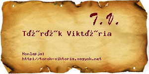 Török Viktória névjegykártya